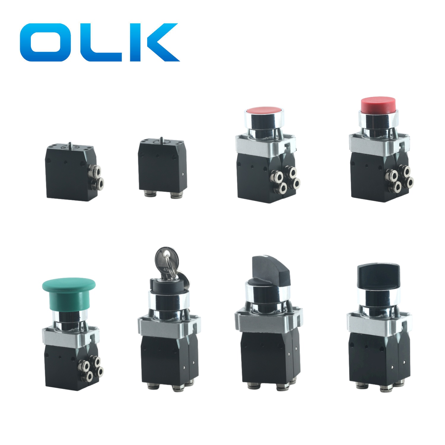 Valvola a push micro serie 104 a 3 vie